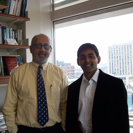 Karthik Nagendra with Prof Venkat Venkatraman