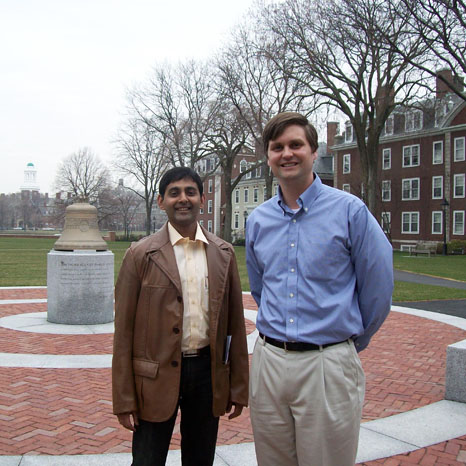 Karthik Nagendra with Prof Bradley